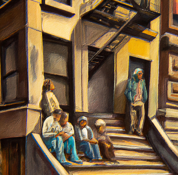 View From the Stoop Print