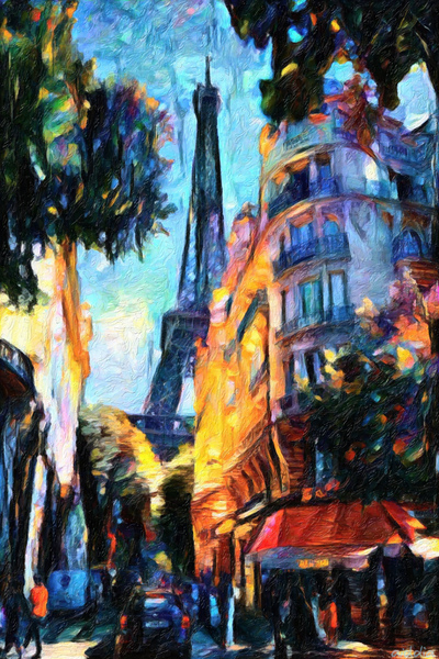 Cafe Castel Print