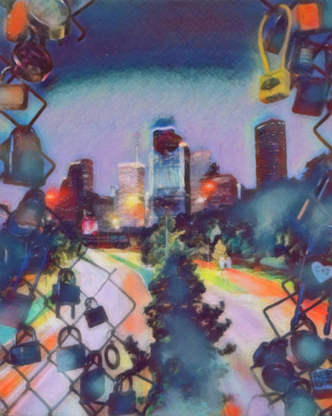 Love Lock Bridge Print