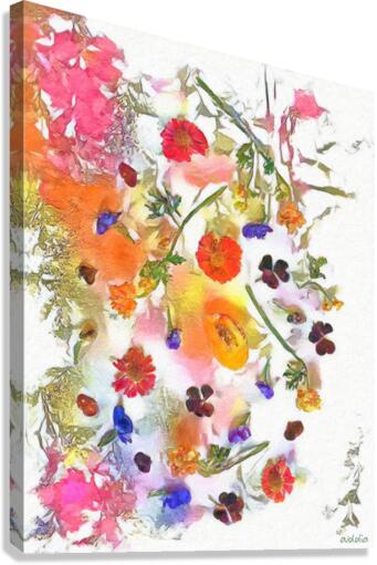 Dried Flowers Canvas Print