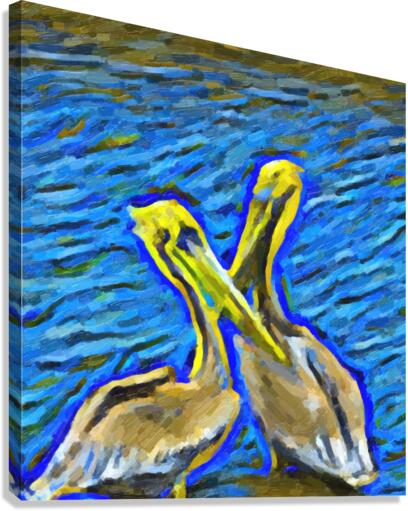 Pelican Power Canvas Print