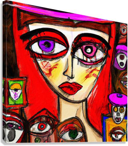 Face Make Up Canvas Print