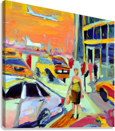Departures Only Canvas Print