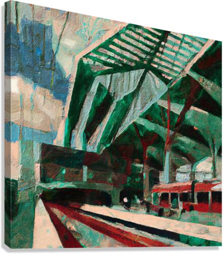 Gare do Oriente Canvas Print