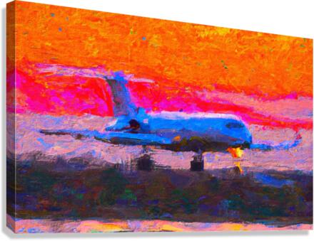 On Time Arrival Canvas Print
