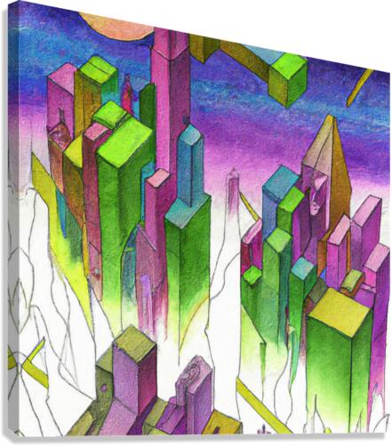 Precision City Canvas Print