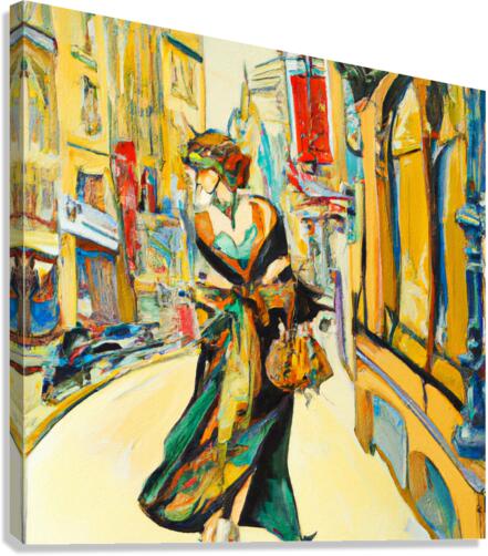 Window Shopping Canvas Print