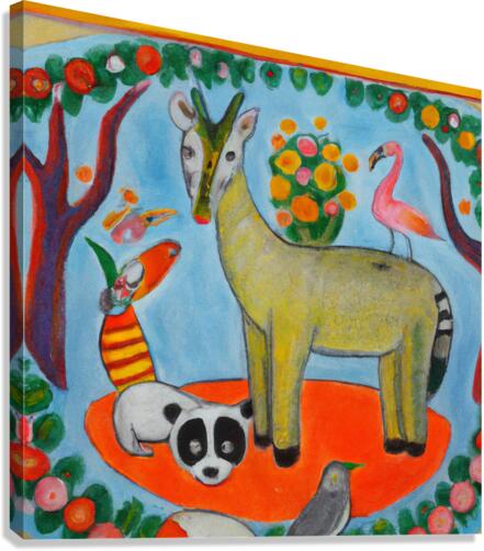 Magic Animals II Canvas Print
