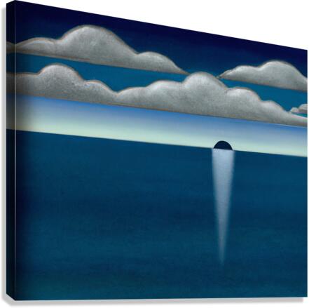 Moonset Canvas Print