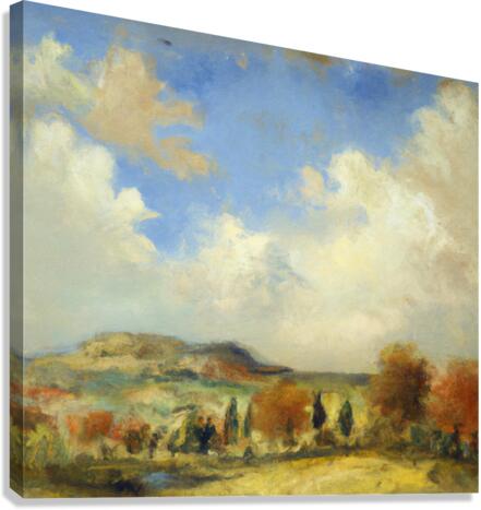 Landscape in Siena Canvas Print