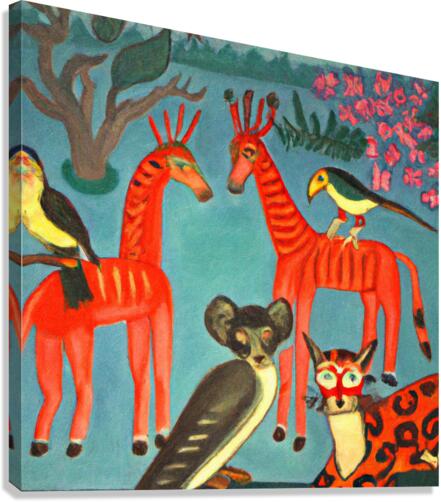 Magic Animals Canvas Print