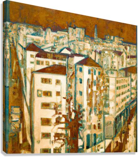 Oak Tree Square Canvas Print