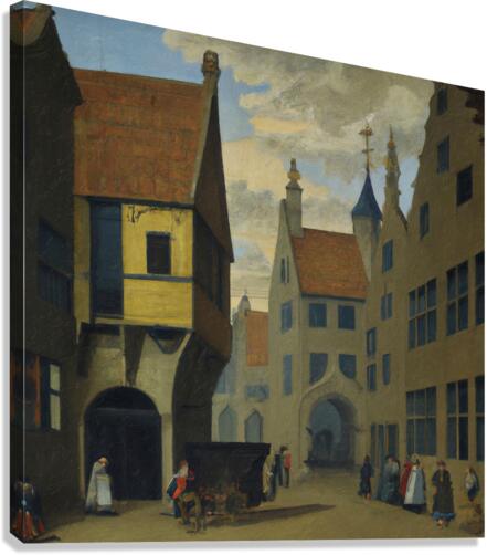 Quartier Des Squares Canvas Print