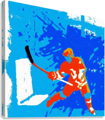 Slap Shot Canvas Print