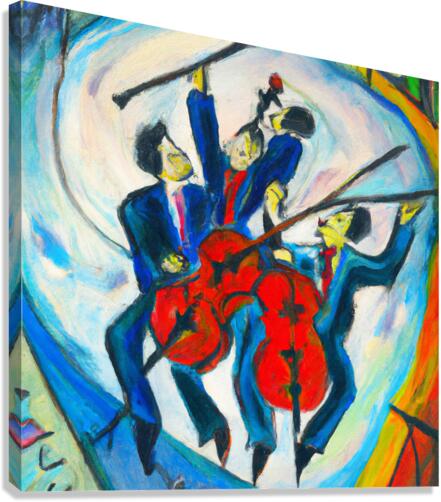 The String Quartet III Canvas Print