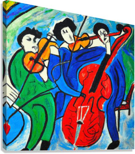 The String Quartet II Canvas Print