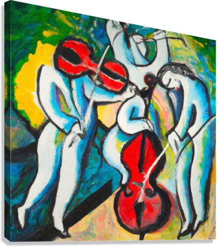The String Quartet Canvas Print