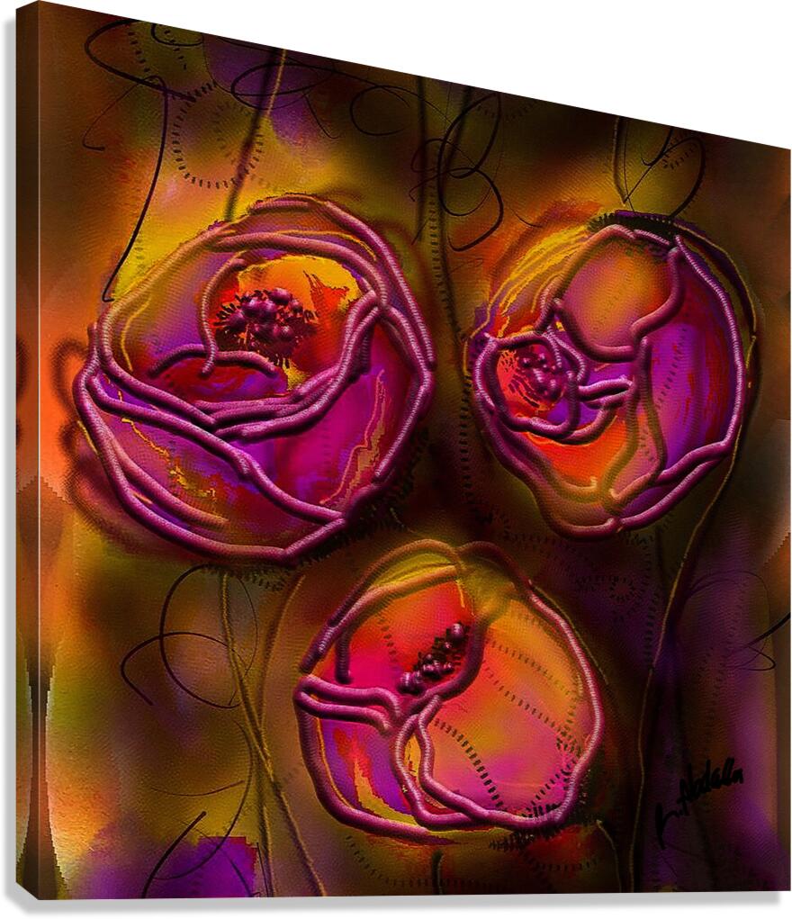 Stylish Roses Canvas Print