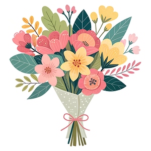 a bouquet icon