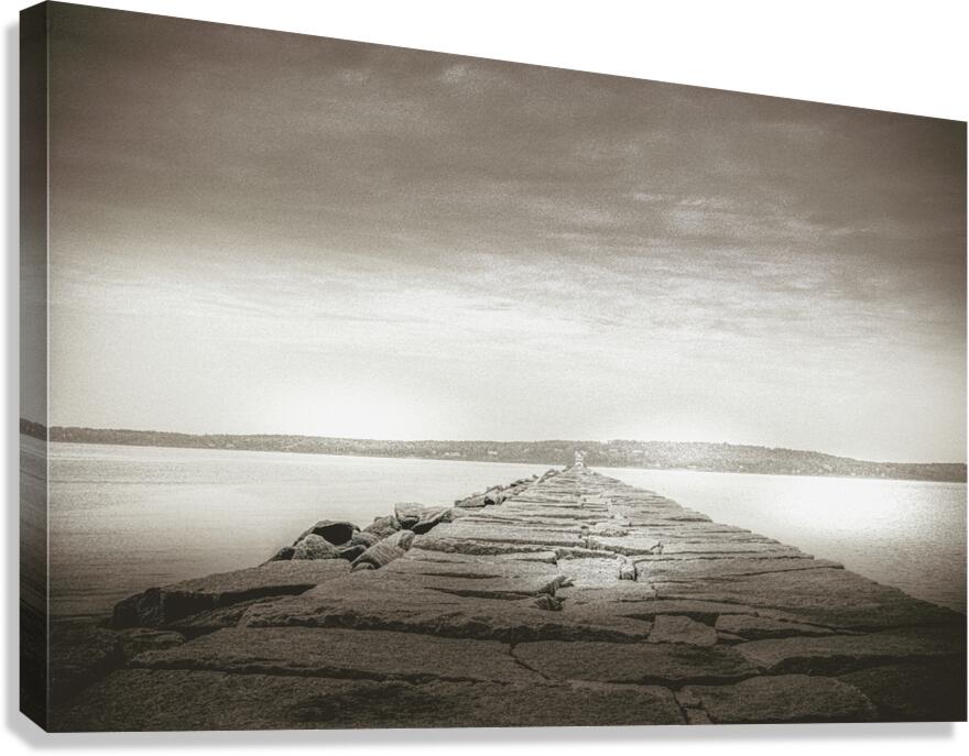 The Breakwater Canvas Print