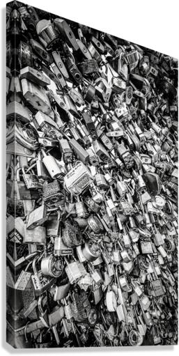 Lock Wall Canvas Print