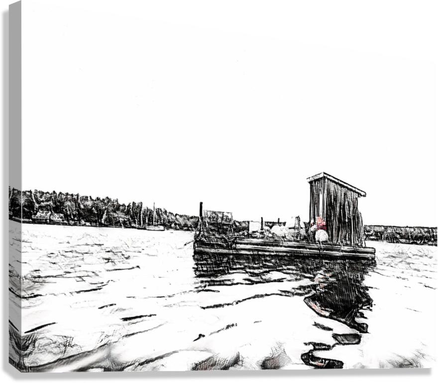 The Bait Shack Canvas Print