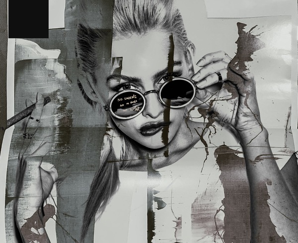 JAIME VOIR LA VIE EN NOIR ET BLANC  Print