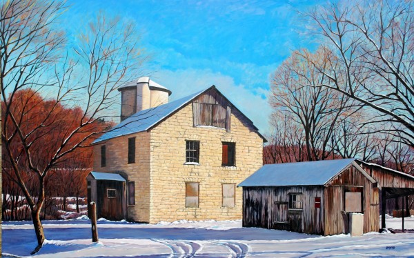 Yellow Barn Print