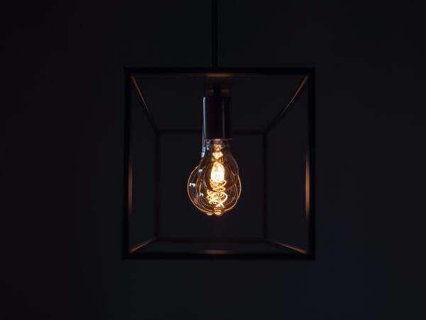 Square Lamp Print