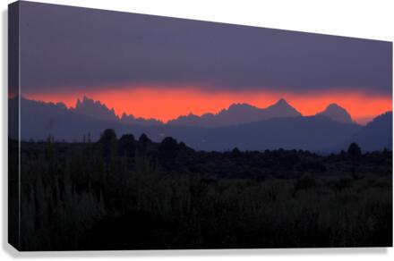 minaretsilloutte Canvas Print