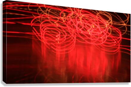 RedSwirls Canvas Print