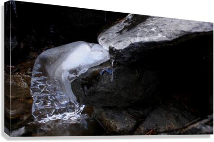 Ice Abstract  Canvas Print