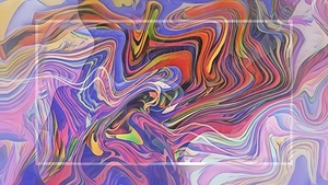 Chromatic Surge in Tangled Flames with Frame