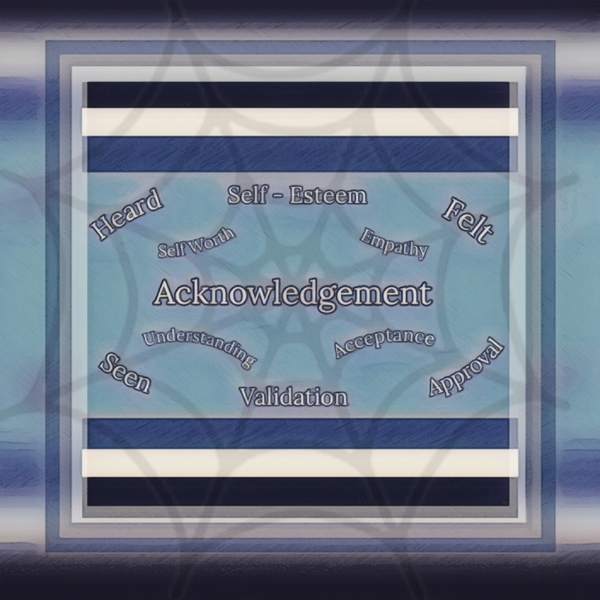 Acknowledgement Word-Web by Millie R Lissow