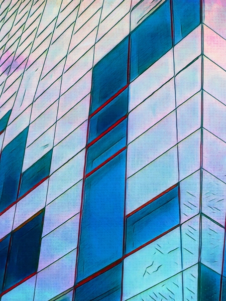Textured Glass by Millie R Lissow