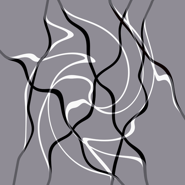 Lines In Gray by Millie R Lissow