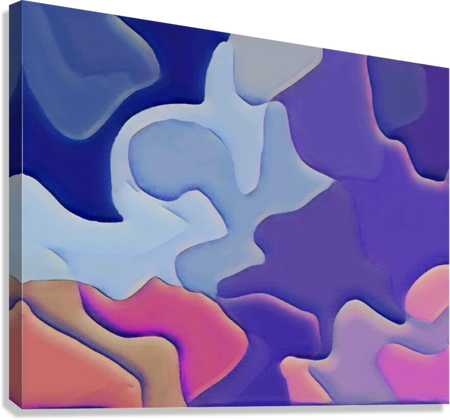 Disassembled Faces Canvas Print