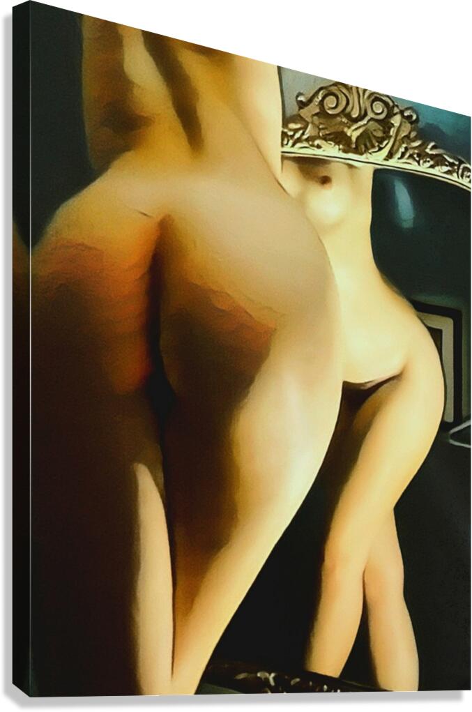 Mirrored view Canvas Print