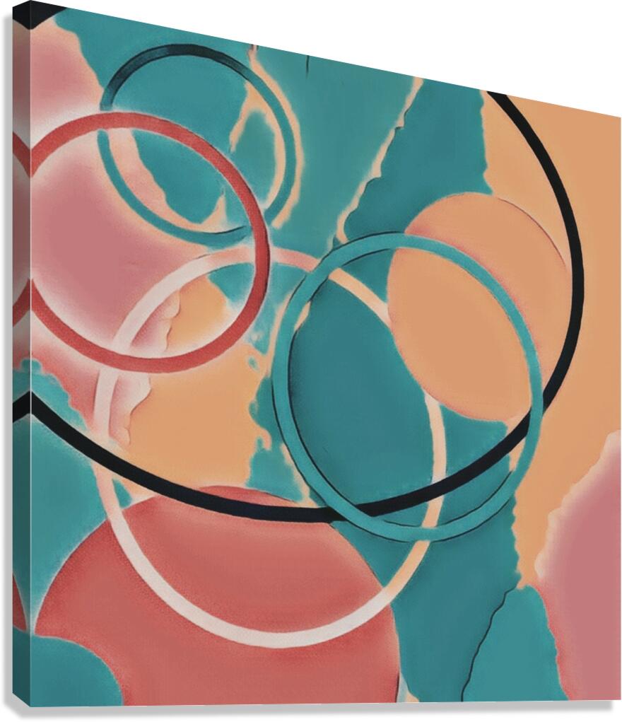 Congruent Circles Canvas Print