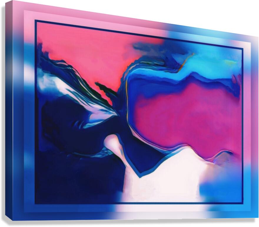 Splashed Frame Canvas Print
