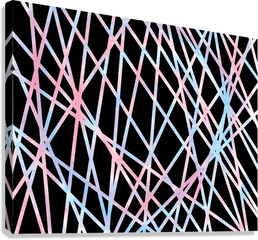 Crossing Lines Canvas Print