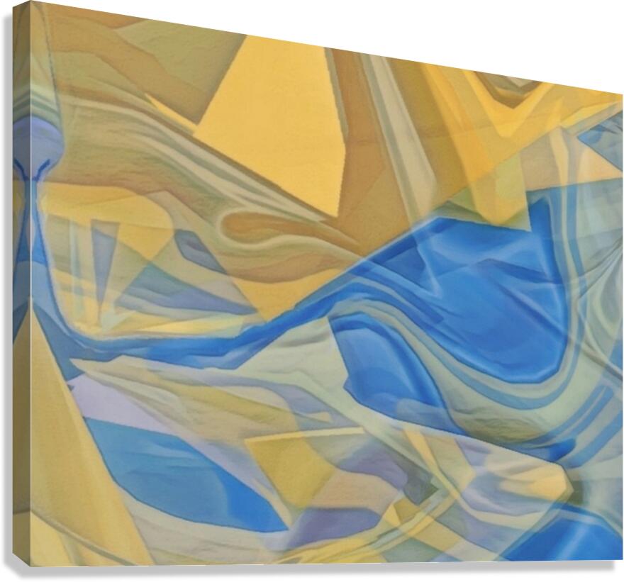 Ukraine Wave Canvas Print