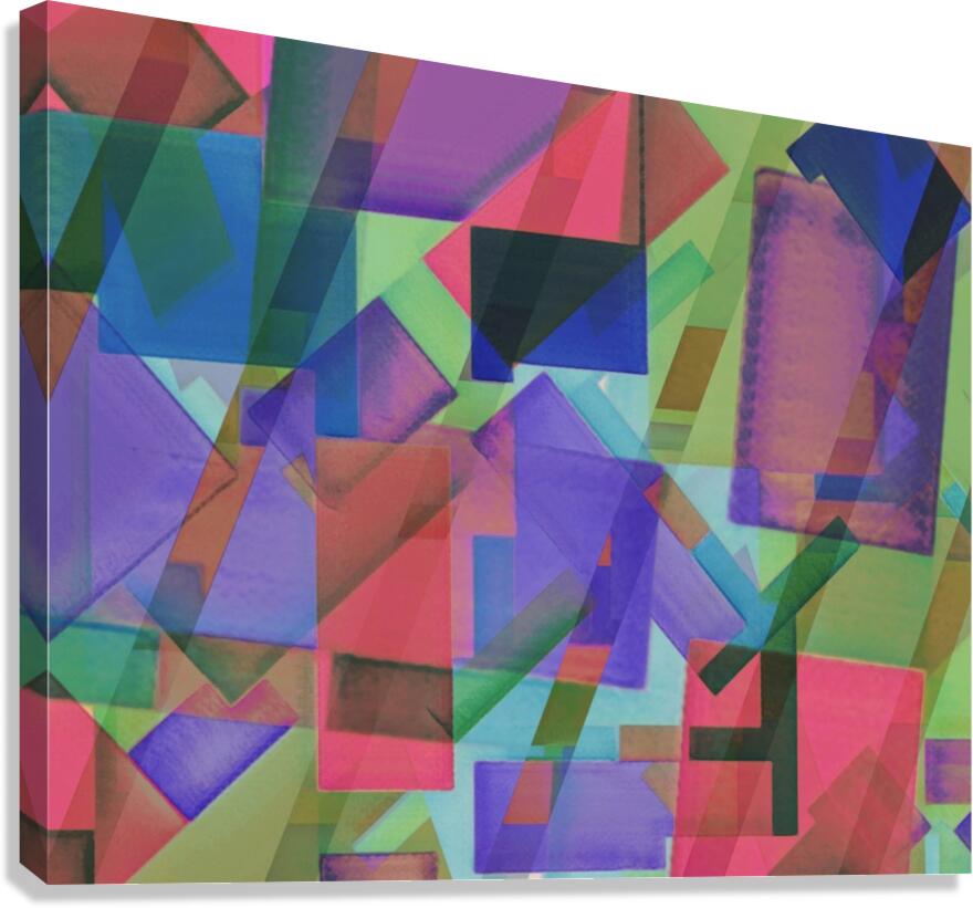 Layering Patterns Canvas Print