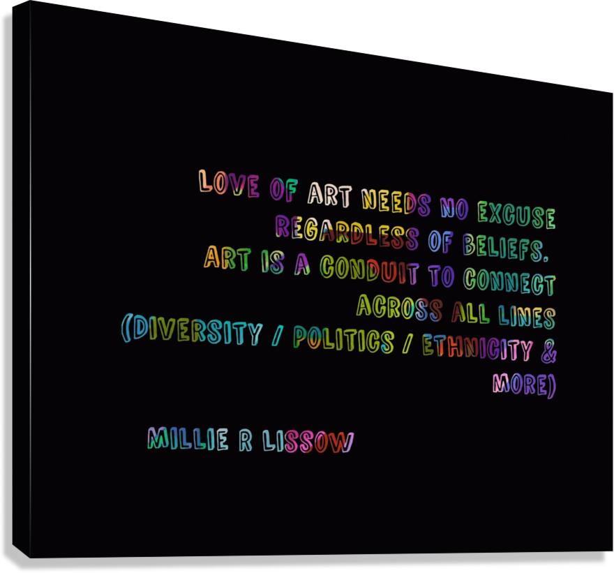 Love of Art Canvas Print