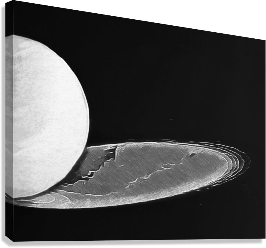 Balls Shadow - B&W Canvas Print