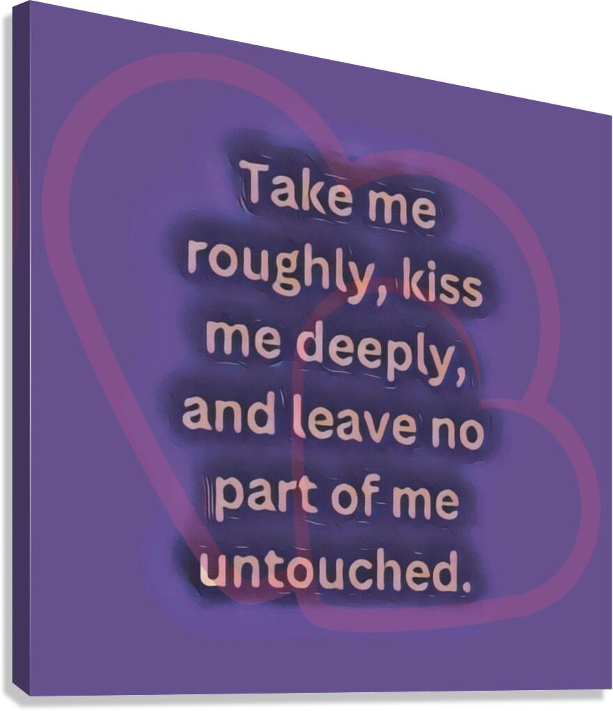 Touch Me Canvas Print