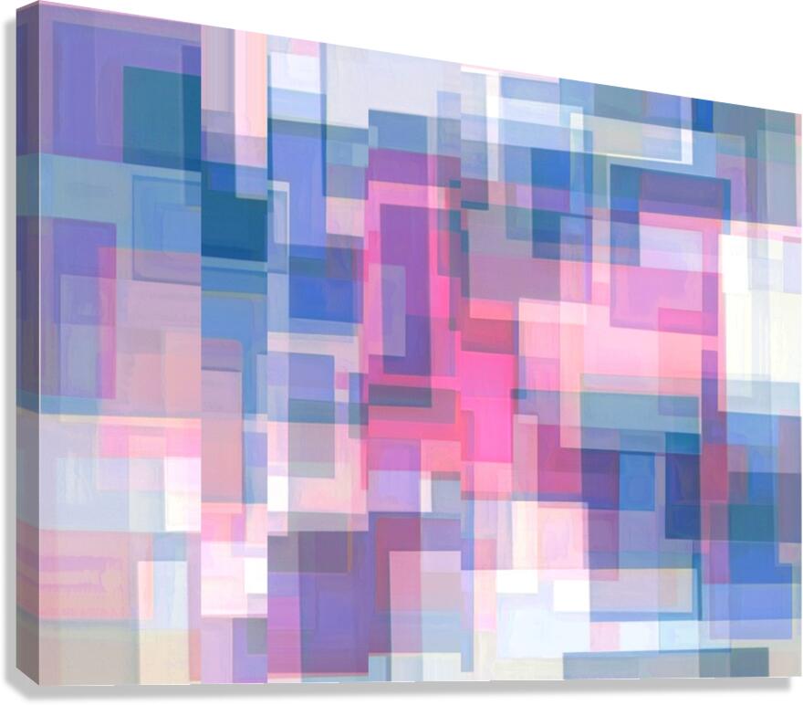 Fractured Abstract Canvas Print