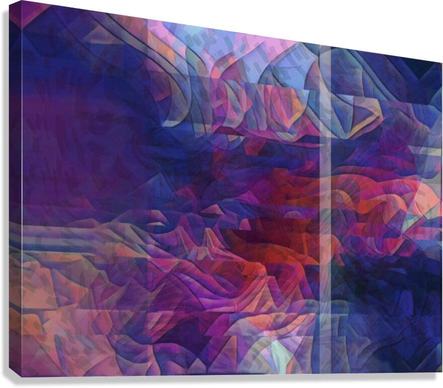 Translucent Streams Canvas Print