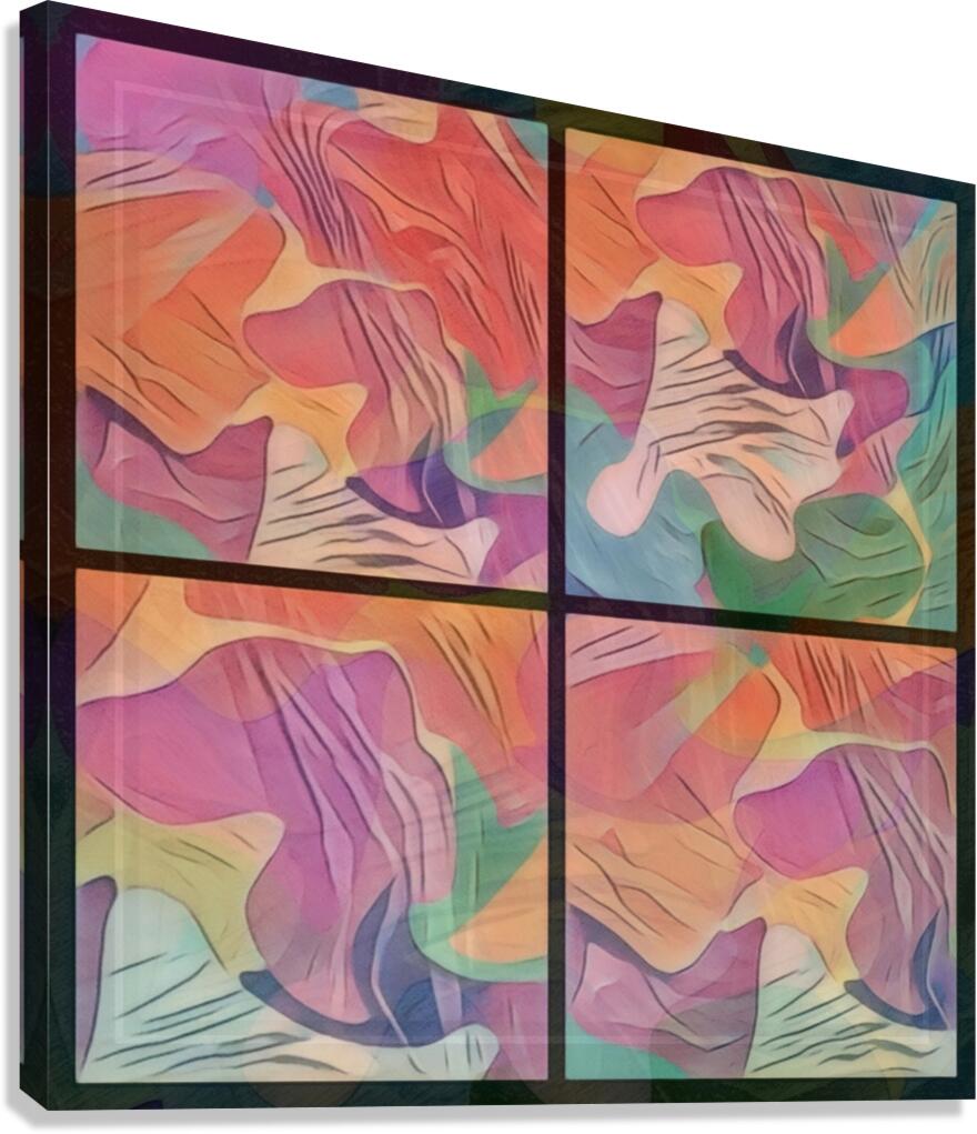 Color Window Canvas Print