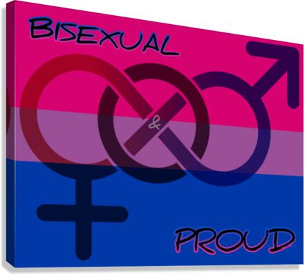 Bisexual Pride Canvas Print